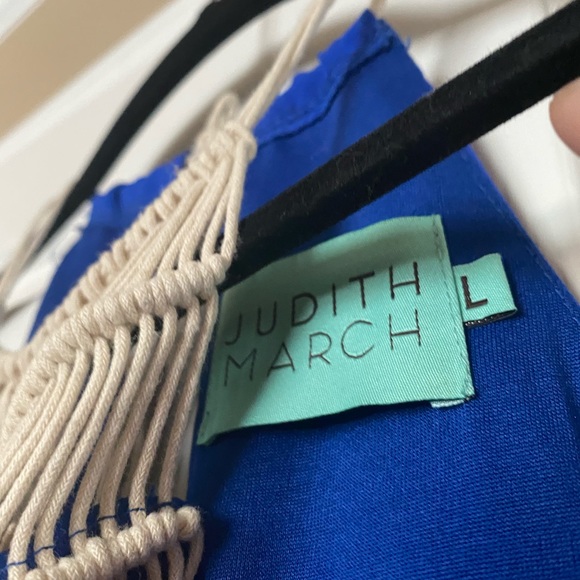 Judith March blue macrame maxi dress - Picture 3 of 3